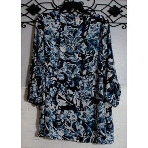 Pure Energy Women's Top Size 1X Long Sleeve Multicolored V Neck